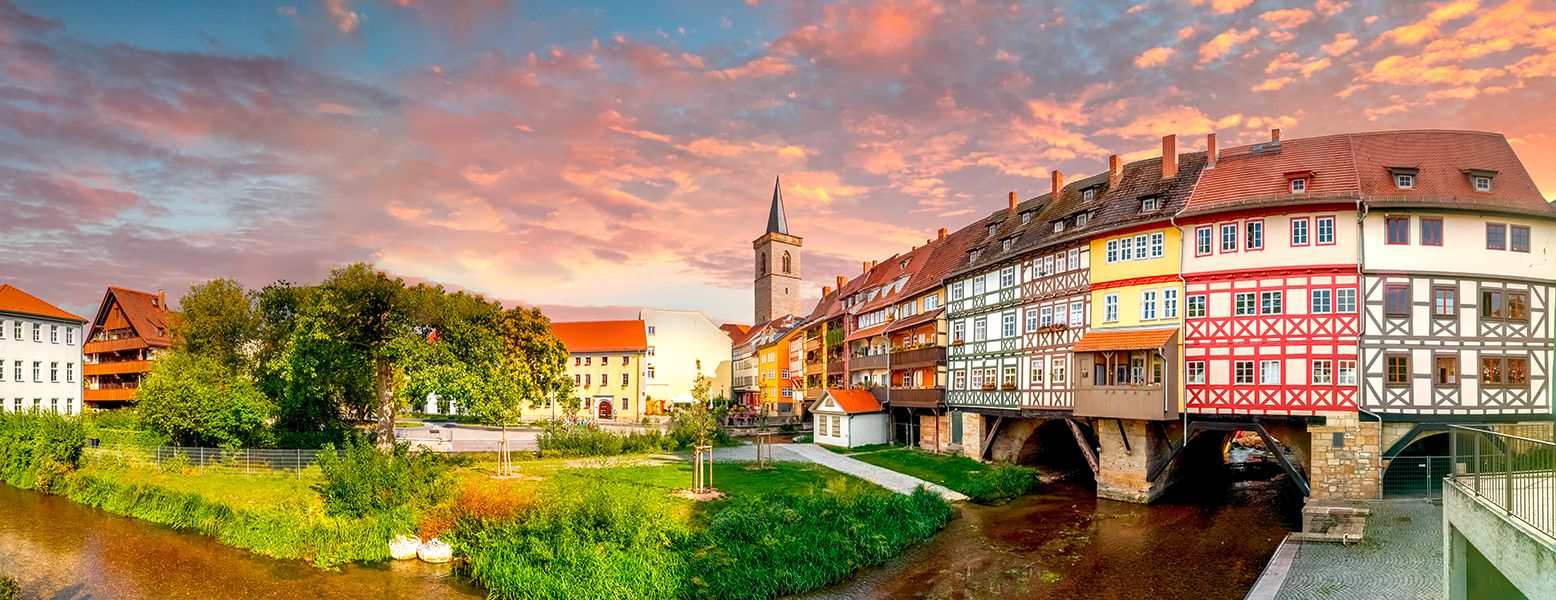 Stadtansicht von Erfurt